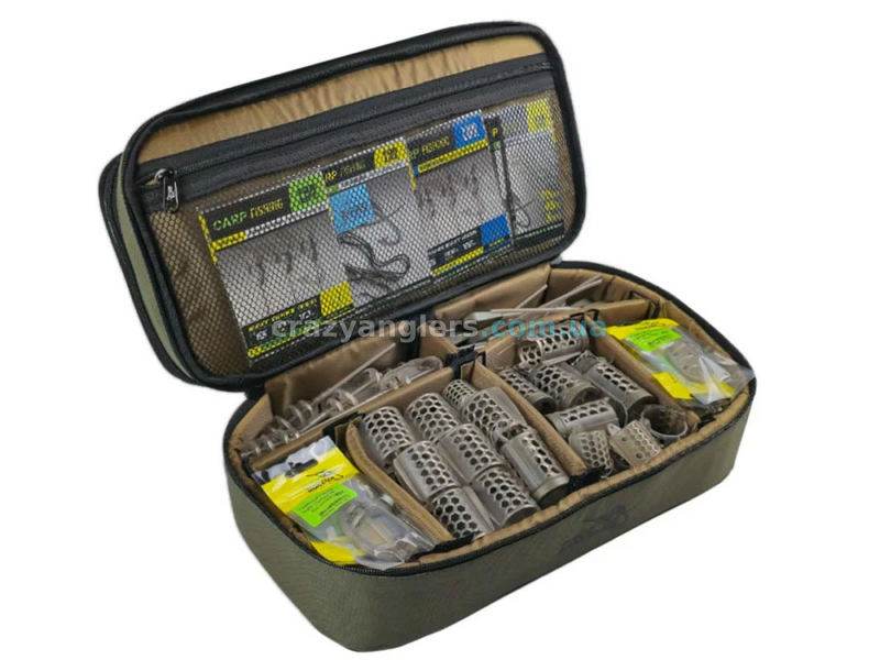 Подвійна сумка з повідочницею для аксесуарів та годівниць ProfMontazh Multi-Bag Double  AMN122669 фото