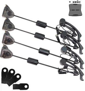 Набор свингеров World4Carp SW20-4 BLACK (white led) SW20-4 black фото